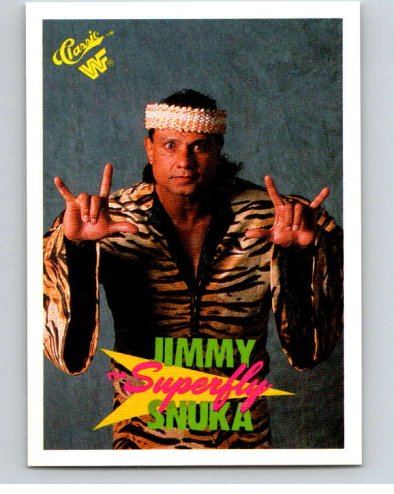 1990 Classic WWF Wrestling #14 Jimmy Superfly Snuka    V66561 Image 1