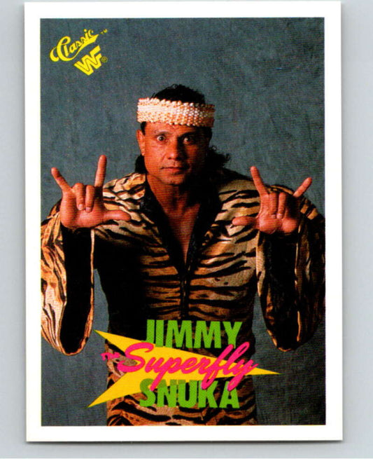 1990 Classic WWF Wrestling #14 Jimmy Superfly Snuka    V66561 Image 1