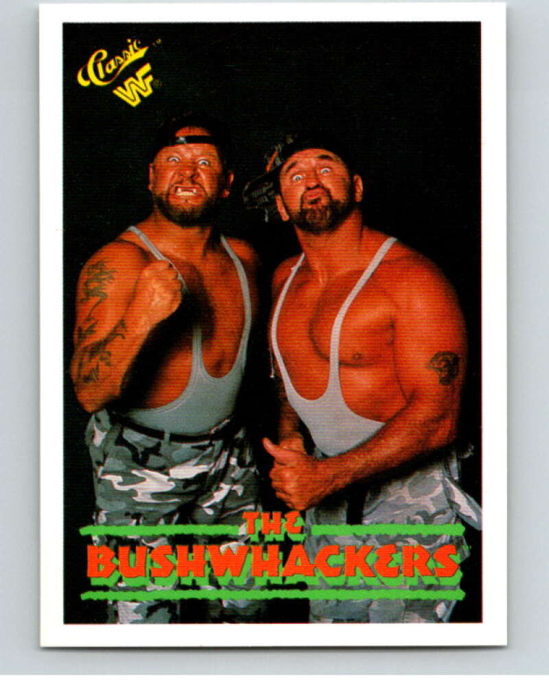 1990 Classic WWF Wrestling #15 Bushwhackers    V66562 Image 1