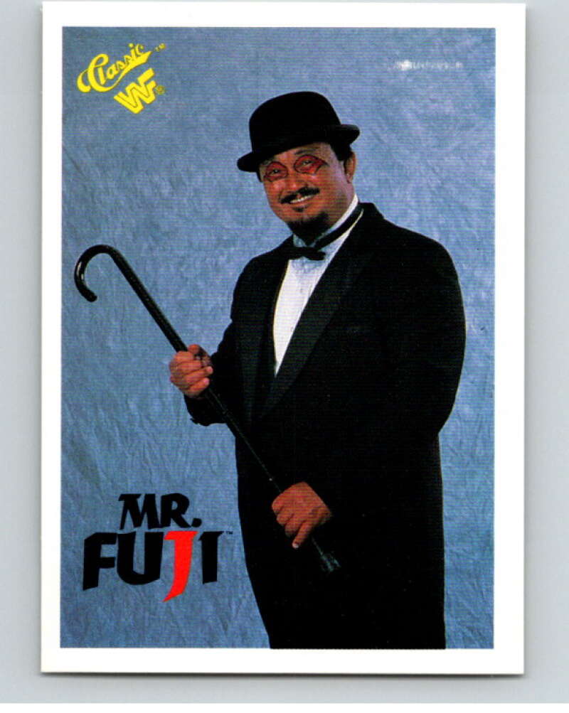 1990 Classic WWF Wrestling #22 Mr. Fuji    V66570 Image 1