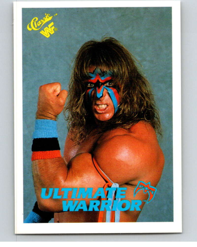 1990 Classic WWF Wrestling #127 The Ultimate Warrior    V66577 Image 1