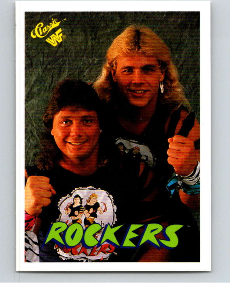 1990 Classic WWF Wrestling #134 The Rockers    V66584 Image 1