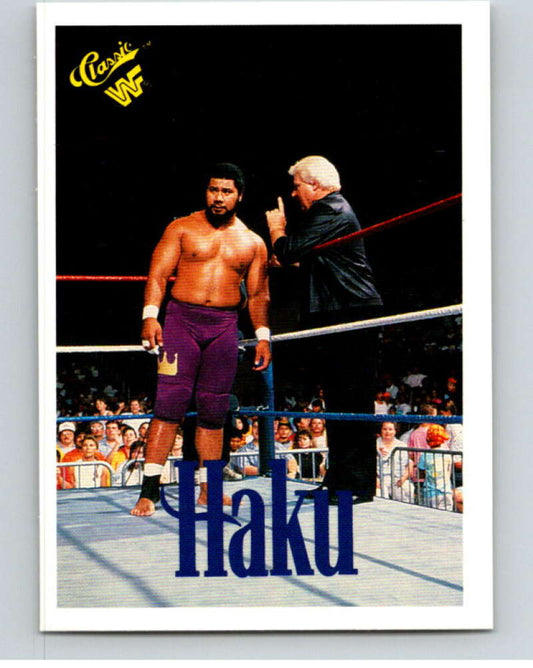 1990 Classic WWF Wrestling #135 Haku    V66585 Image 1