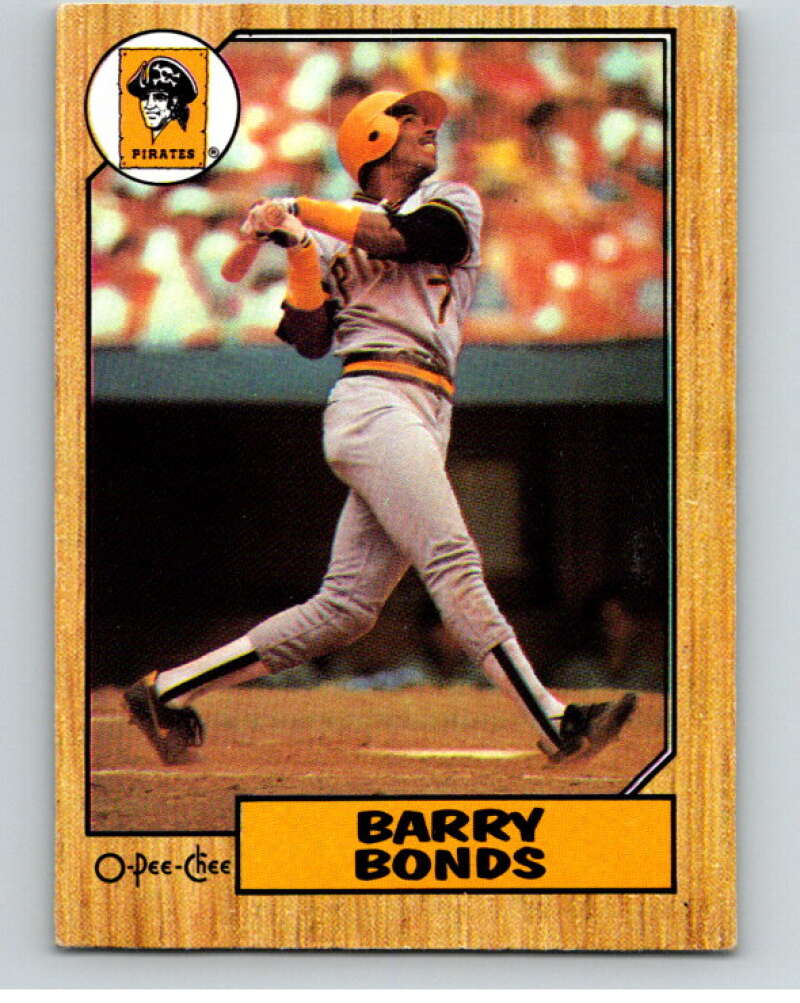 1987 O-Pee-Chee #320 Barry Bonds RC Rookie Pirates  V66588 Image 1