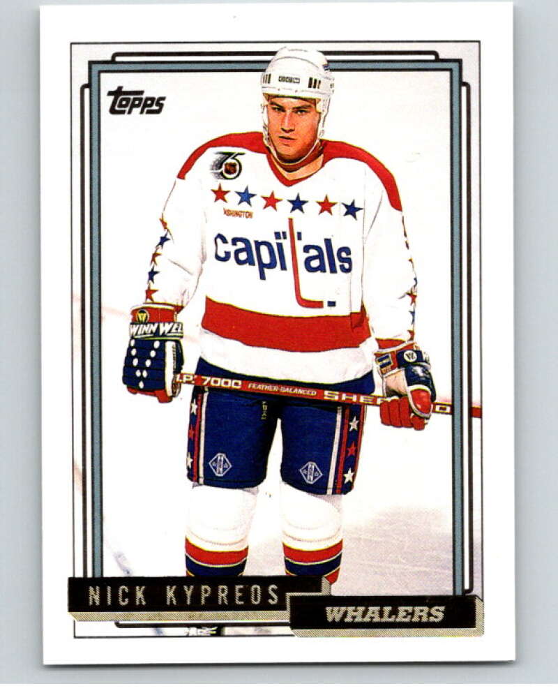 1992-93 Topps Gold #193G Nick Kypreos  Washington Capitals  V66602 Image 1