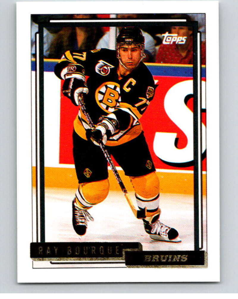 1992-93 Topps Gold #221G Ray Bourque  Boston Bruins  V66603 Image 1