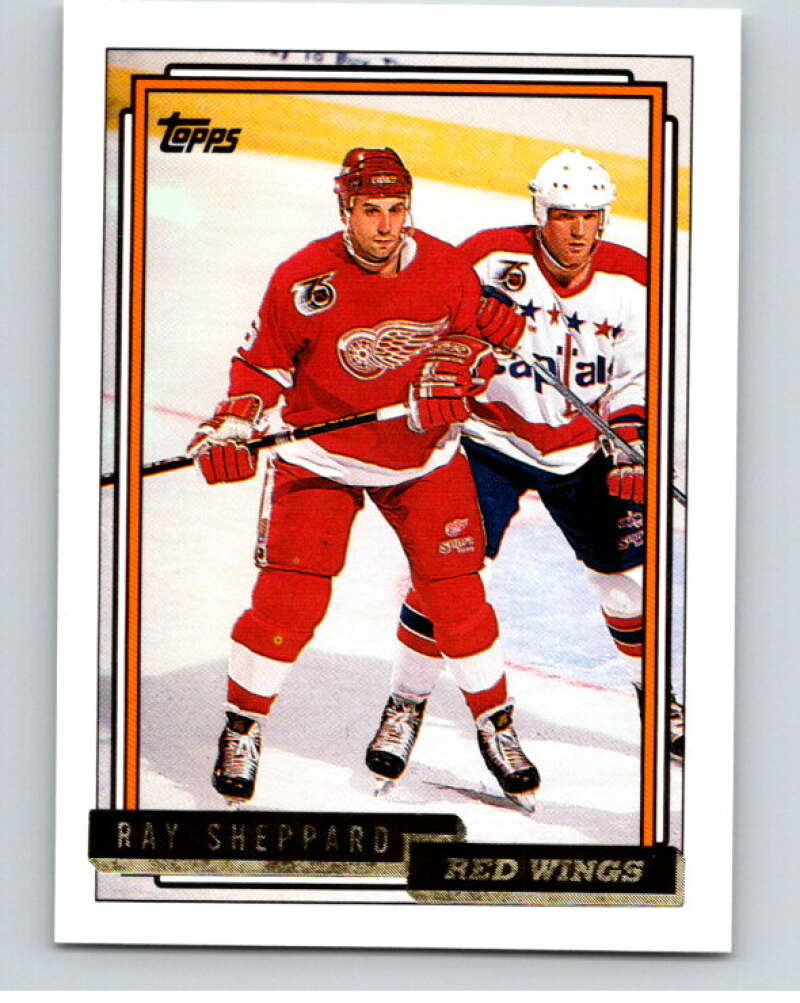 1992-93 Topps Gold #257G Ray Sheppard  Detroit Red Wings  V66604 Image 1