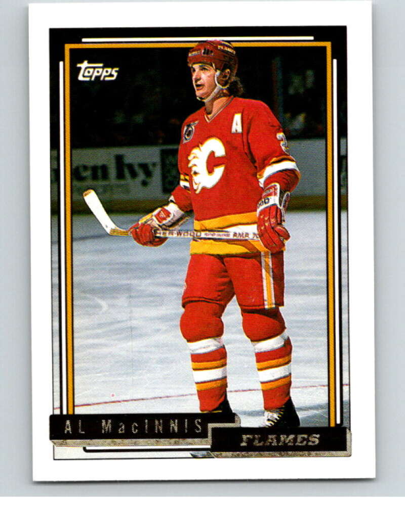 1992-93 Topps Gold #452G Al MacInnis  Calgary Flames  V66609 Image 1