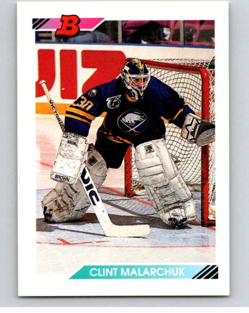 1992-93 Bowman #30 Clint Malarchuk  St. Louis Blues  V66614 Image 1