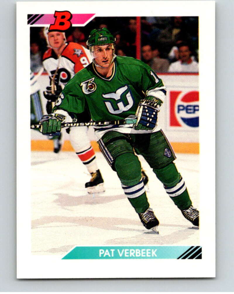 1992-93 Bowman #112 Pat Verbeek  Hartford Whalers  V66627 Image 1