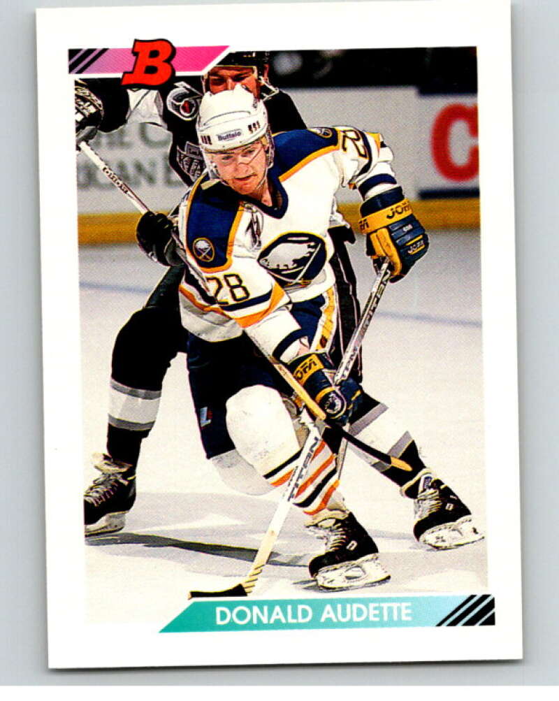 1992-93 Bowman #288 Donald Audette  Buffalo Sabres  V66653 Image 1