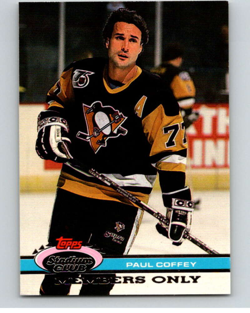 1991-92 Topps Stadium Club Members Only #40 Paul Coffey   V66674 Image 1
