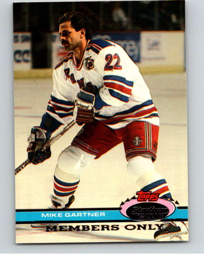 1991-92 Topps Stadium Club Members Only #41 Mike Gartner   V66678 Image 1