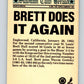 1991-92 Topps Stadium Club Members Only #45 Brett Hull  St. Louis Blues  V66682 Image 2