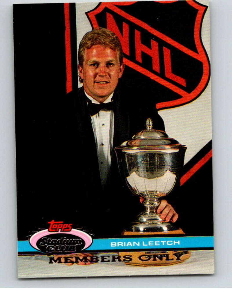 1991-92 Topps Stadium Club Members Only Brian Leetch  V66684 Image 1