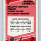 1989-90 O-Pee-Chee Box Bottoms #A Mario Lemieux Penguins  V66692 Image 2