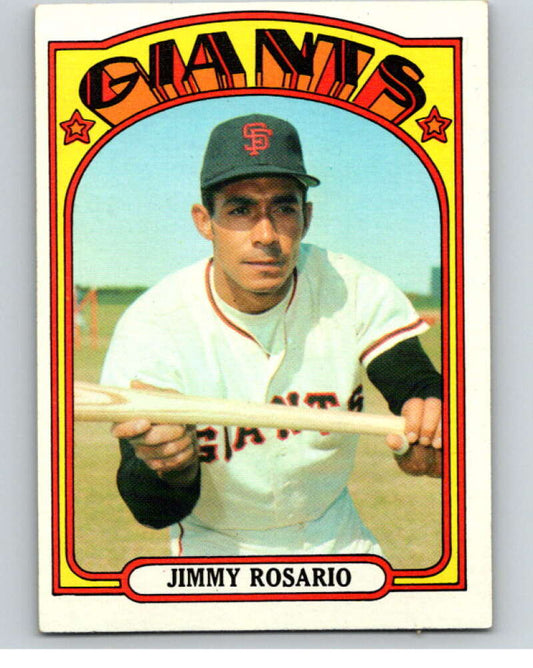 1972 Topps #366 Jimmy Rosario  RC Rookie San Francisco Giants  V66721 Image 1