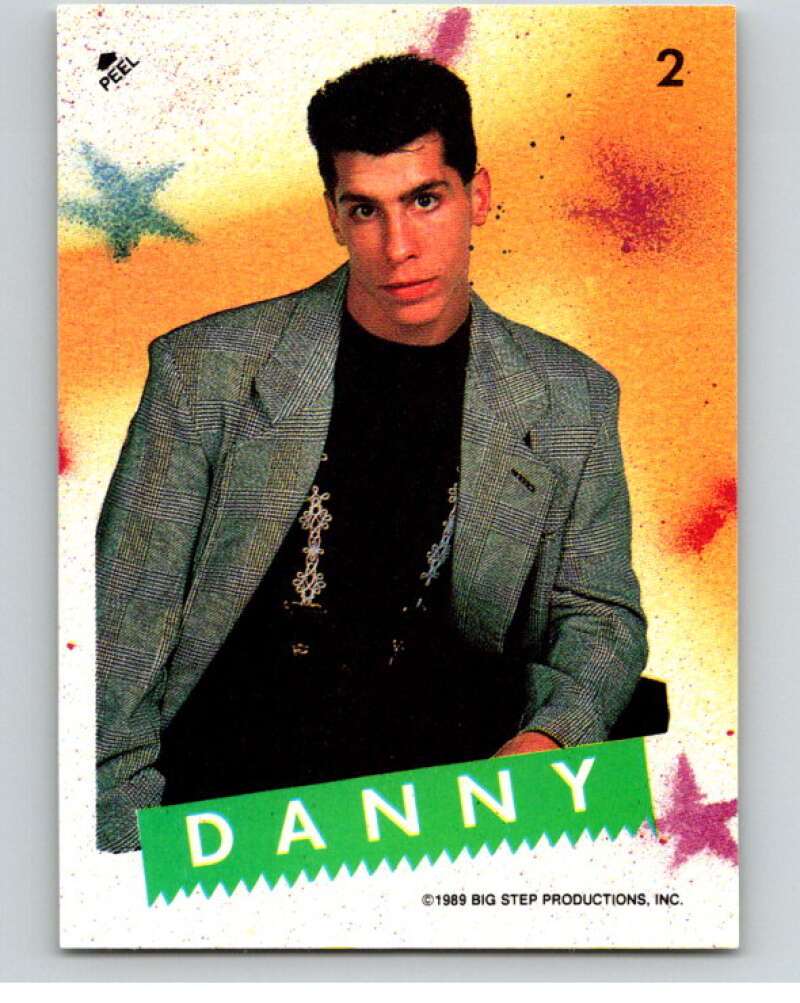 1989 New Kids on the Block Series One Stickers #2 Danny  V66733 Image 1