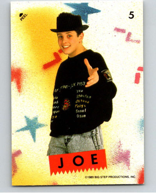 1989 New Kids on the Block Series One Stickers #5 Joe  V66738 Image 1