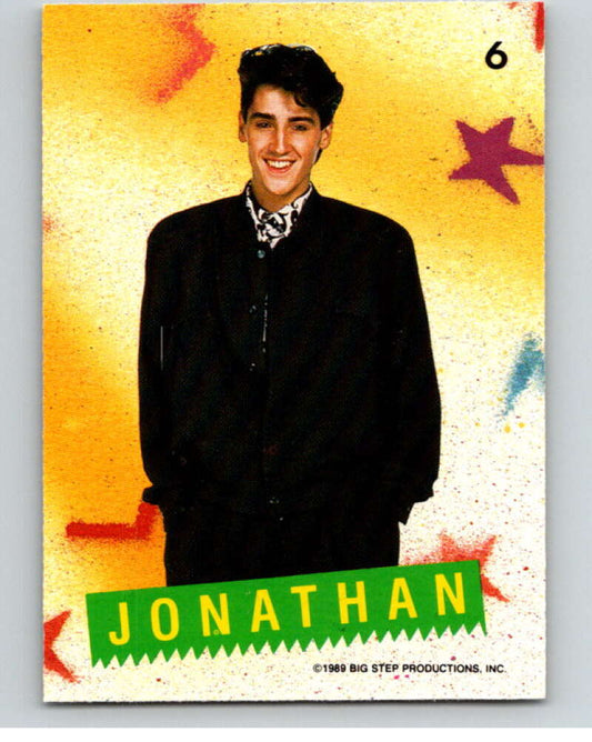 1989 New Kids on the Block Series One Stickers #6 Jonathan V66740 Image 1