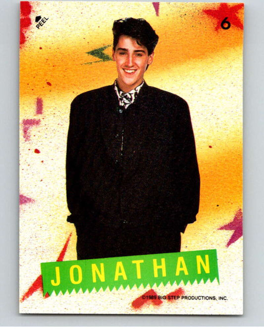 1989 New Kids on the Block Series One Stickers #6 Jonathan V66741 Image 1
