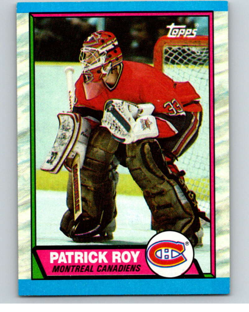 1989-90 Topps #17 Patrick Roy  Montreal Canadiens  V66752 Image 1