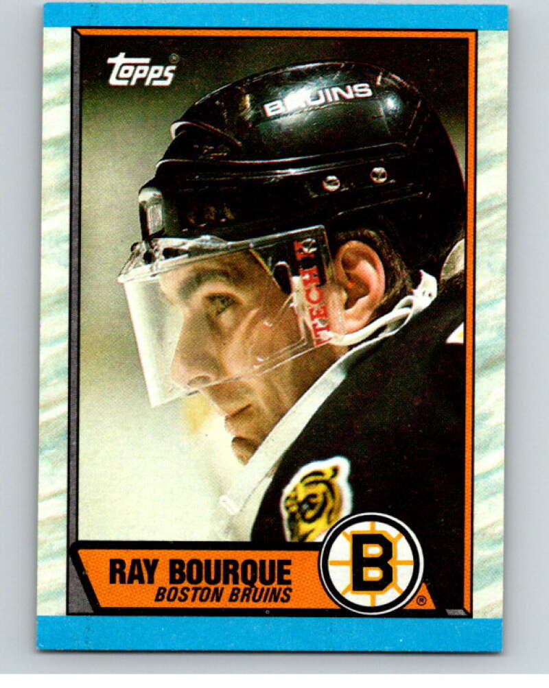 1989-90 Topps #110 Ray Bourque  Boston Bruins  V66754 Image 1