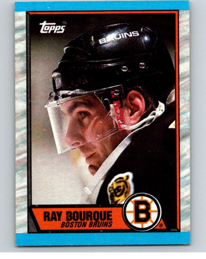 1989-90 Topps #110 Ray Bourque  Boston Bruins  V66755 Image 1