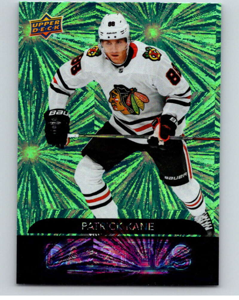 2020-21 Upper Deck Dazzlers Green #DZ-11 Patrick Kane  V66758 Image 1