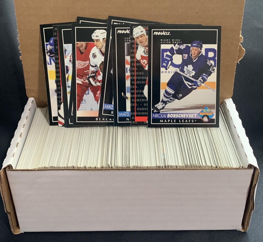 1992-93 Pinnacle Hockey Cards - Box Over 400 cards! - Lot #1 Image 1