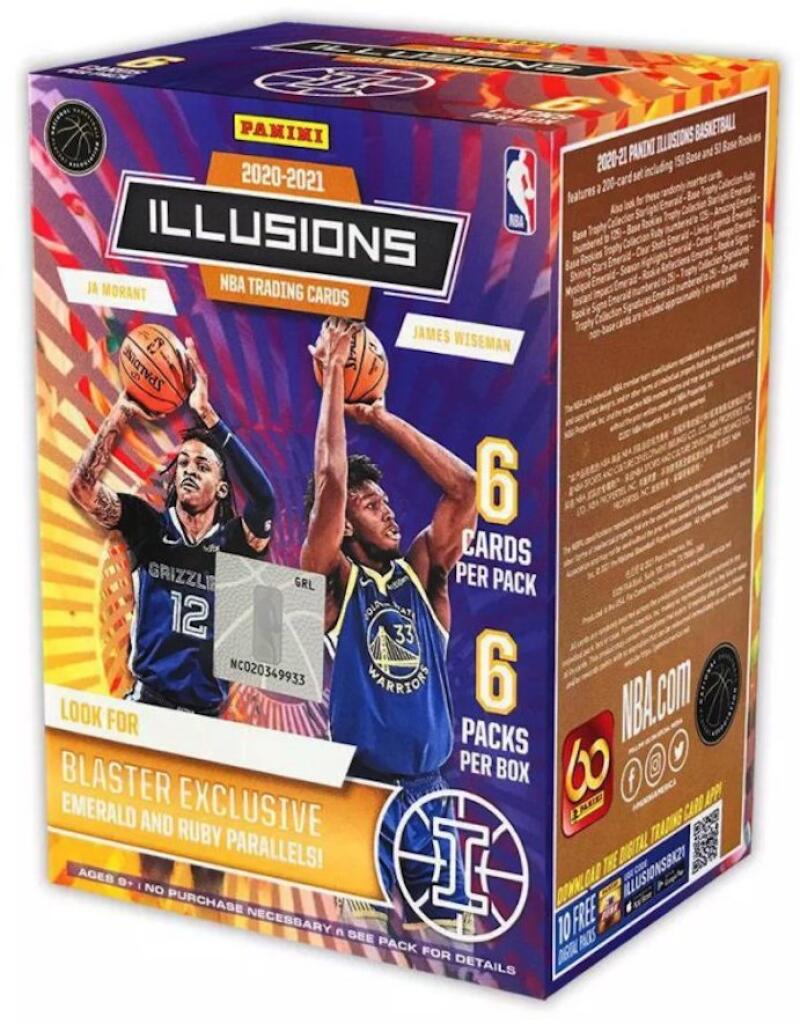 2020-21 Panini Illusions Basketball Box Factory Sealed - Exclusives! Image 1