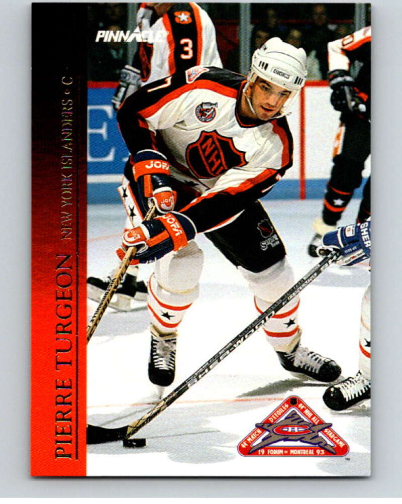 1993-94 Pinnacle All-Stars Canadian #5 Pierre Turgeon Islanders  V66788 Image 1