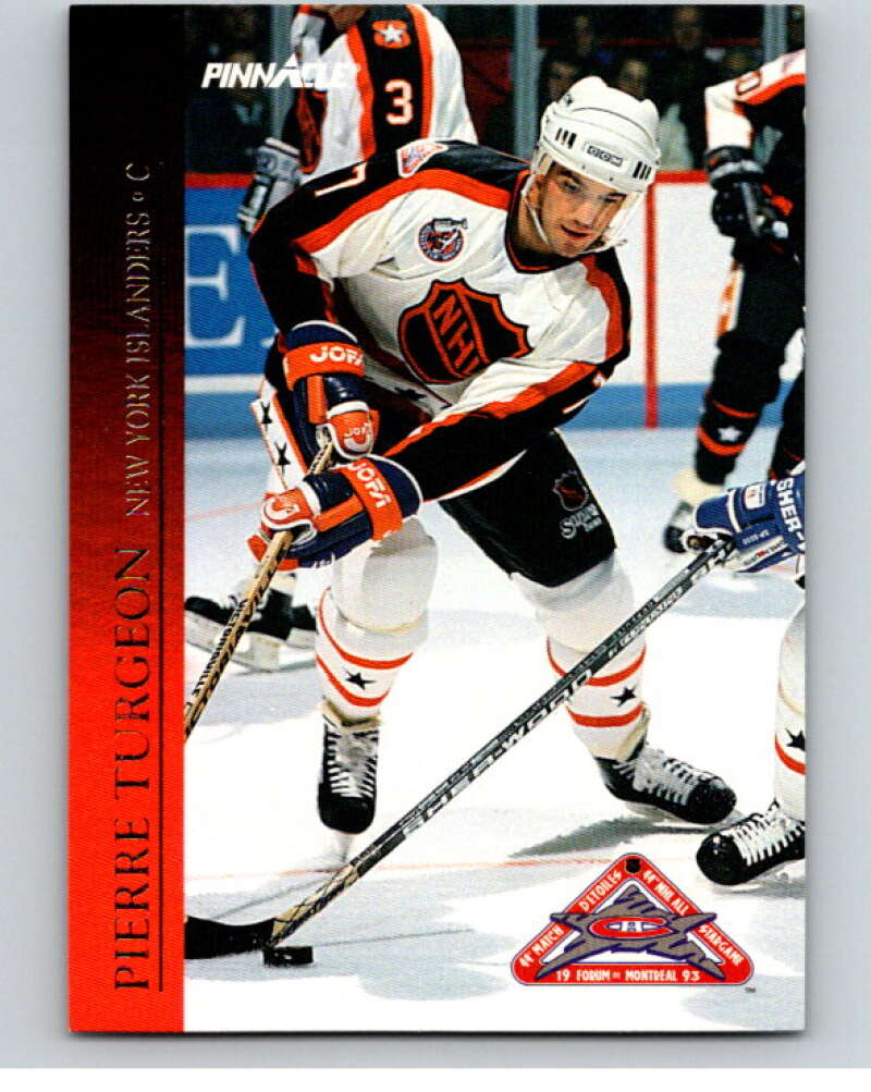 1993-94 Pinnacle All-Stars Canadian #5 Pierre Turgeon Islanders  V66789 Image 1