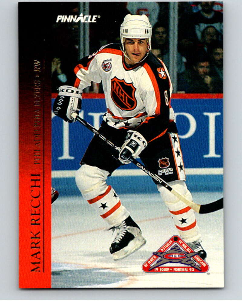 1993-94 Pinnacle All-Stars Canadian #6 Mark Recchi Flyers  V66793 Image 1