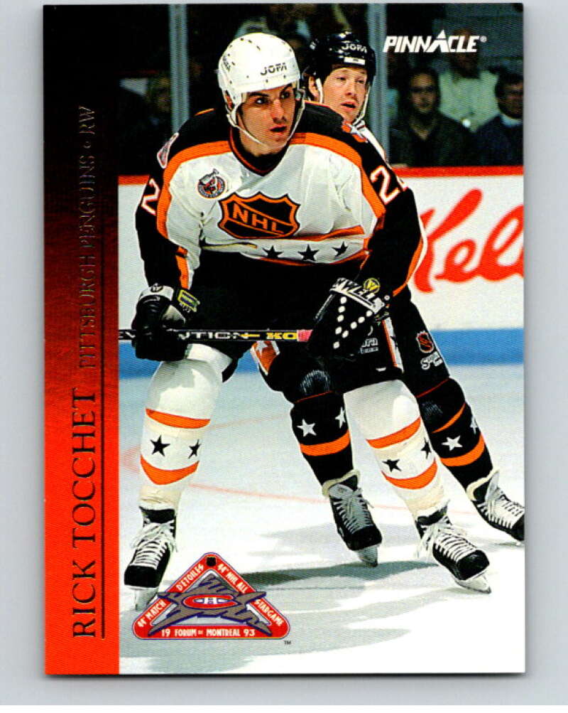 1993-94 Pinnacle All-Stars Canadian #14 Rick Tocchet Penguins  V66807 Image 1