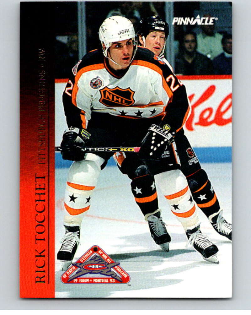 1993-94 Pinnacle All-Stars Canadian #14 Rick Tocchet Penguins  V66808 Image 1