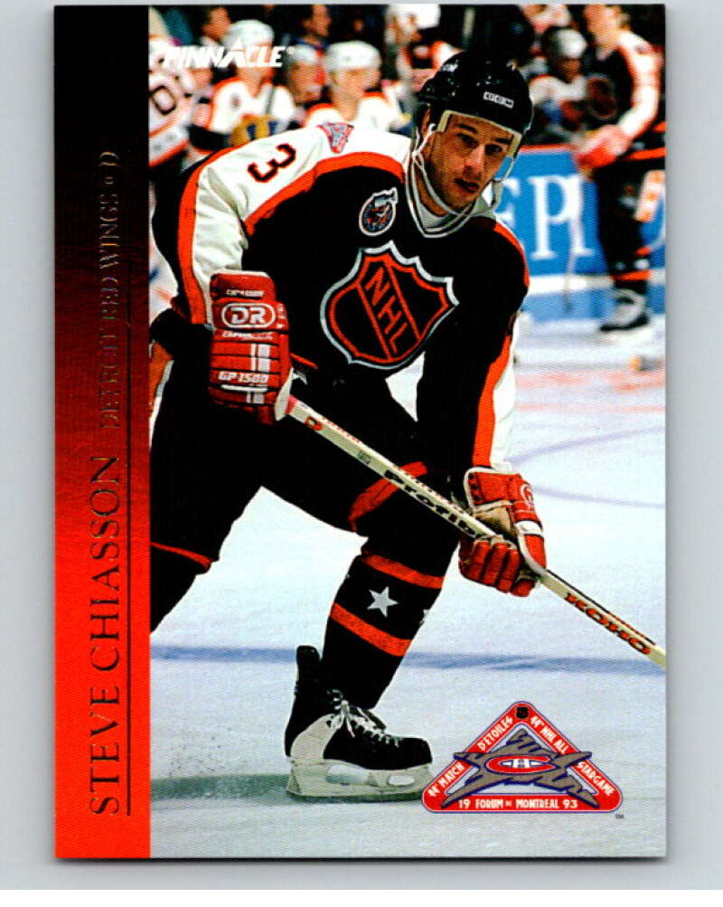1993-94 Pinnacle All-Stars Canadian #23 Steve Chiasson Wings  V66820 Image 1
