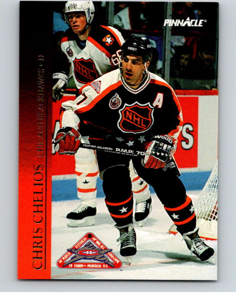 1993-94 Pinnacle All-Stars Canadian #26 Chris Chelios   V66827 Image 1