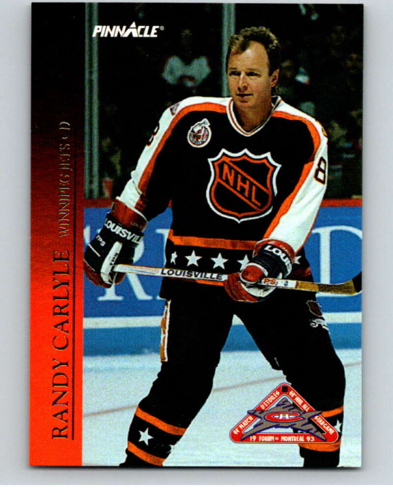 1993-94 Pinnacle All-Stars Canadian #27 Randy Carlyle  Winnipeg Jets  V66828 Image 1