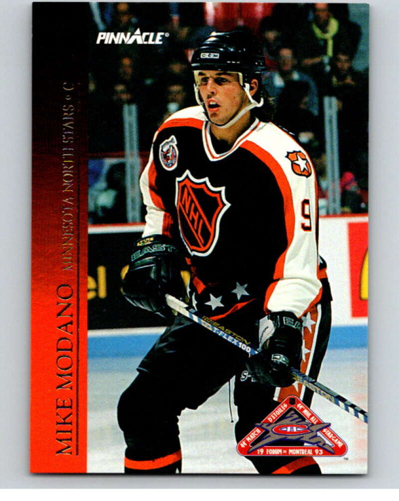 1993-94 Pinnacle All-Stars Canadian #28 Mike Modano  Dallas Stars  V66830 Image 1