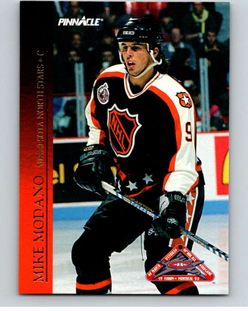 1993-94 Pinnacle All-Stars Canadian #28 Mike Modano  Dallas Stars  V66831 Image 1