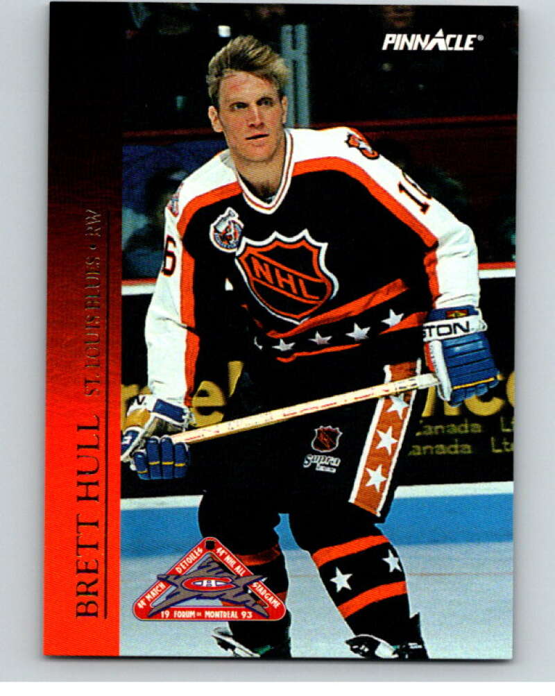1993-94 Pinnacle All-Stars Canadian #34 Brett Hull  St. Louis Blues  V66840 Image 1