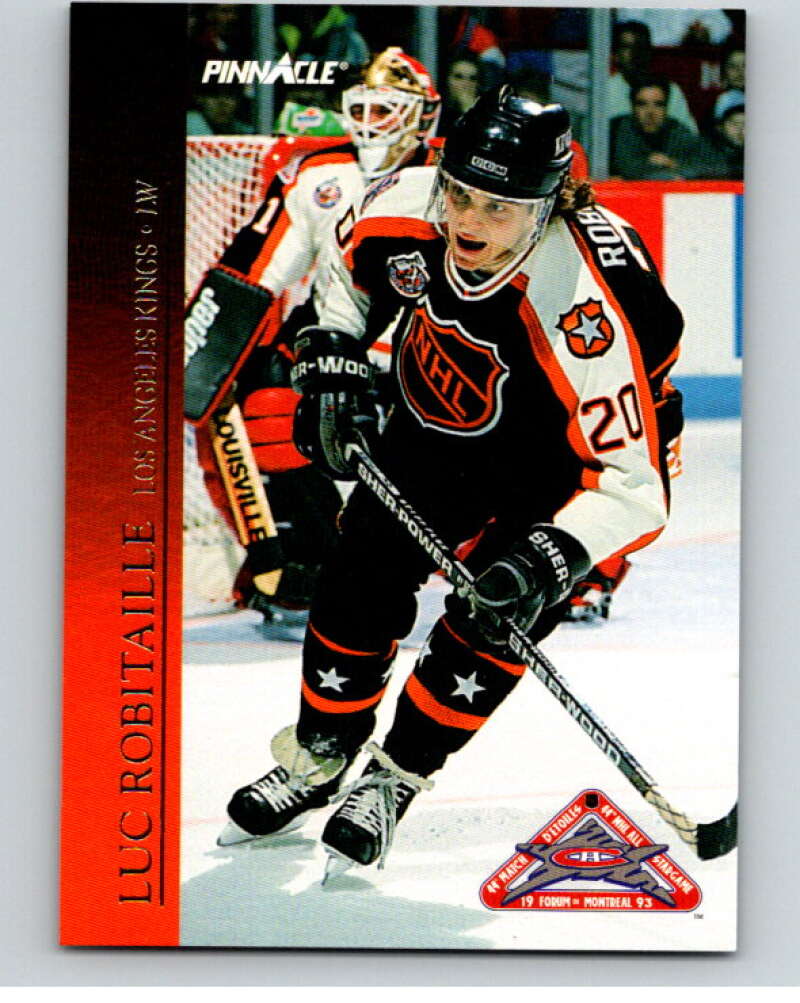 1993-94 Pinnacle All-Stars Canadian #37 Luc Robitaille Kings  V66845 Image 1