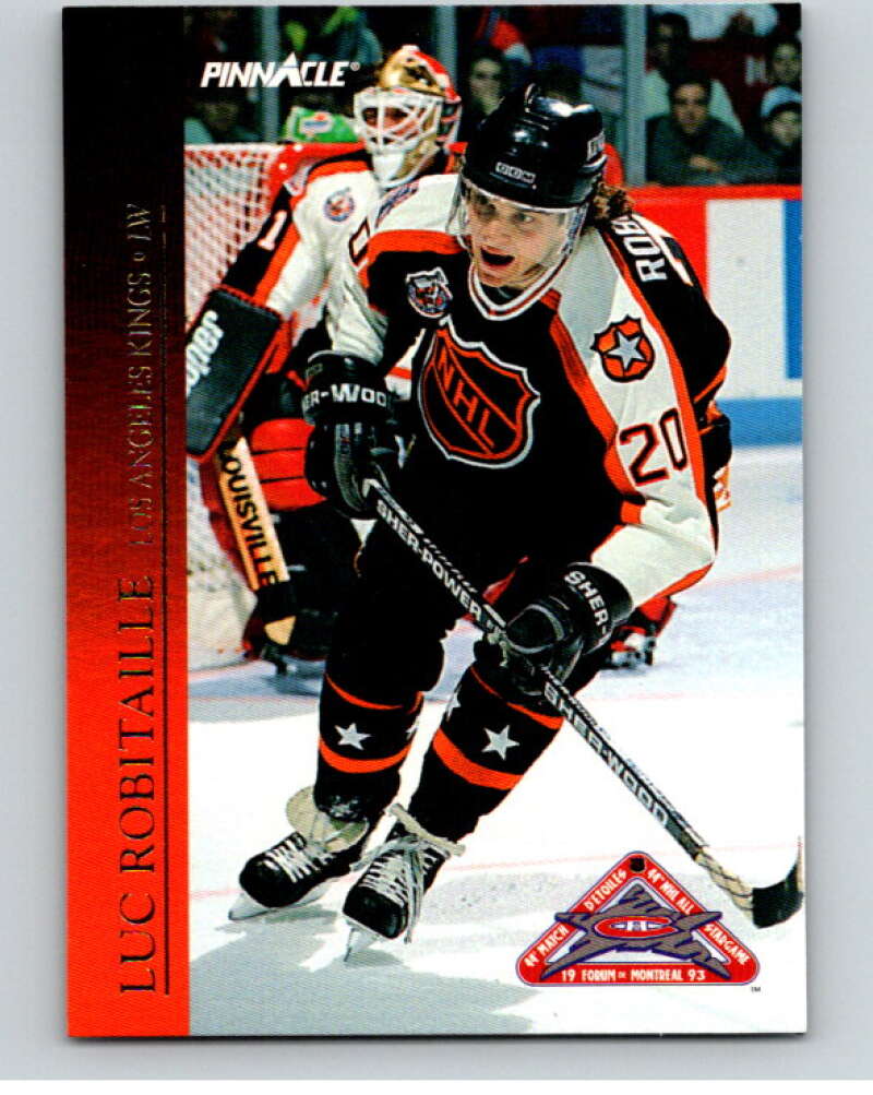 1993-94 Pinnacle All-Stars Canadian #37 Luc Robitaille Kings  V66846 Image 1