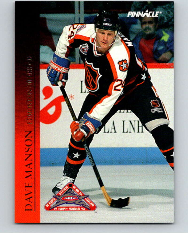 1993-94 Pinnacle All-Stars Canadian #38 Dave Manson   V66848 Image 1