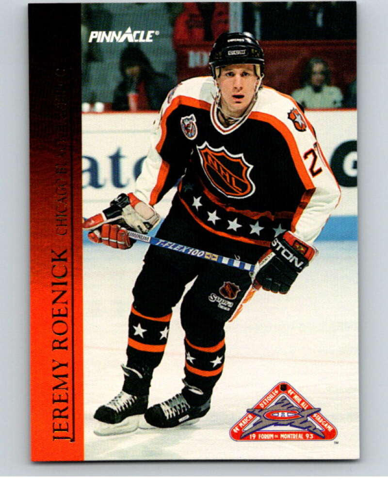 1993-94 Pinnacle All-Stars Canadian #39 Jeremy Roenick Blackhawks  V66849 Image 1