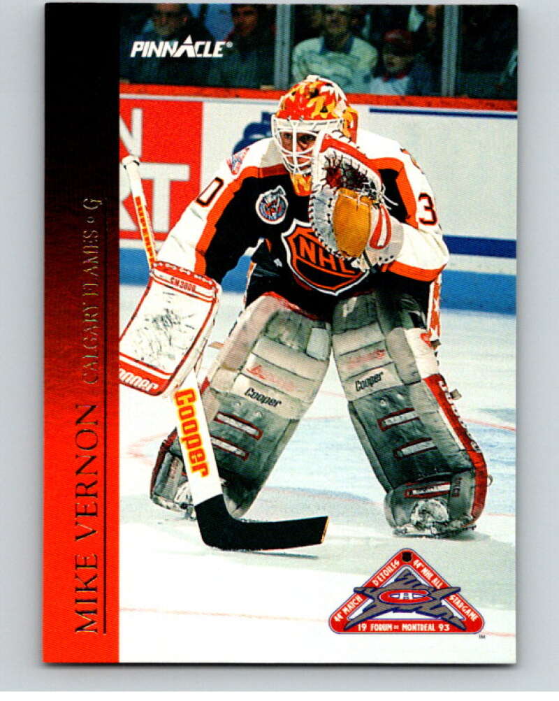 1993-94 Pinnacle All-Stars Canadian #40 Mike Vernon Flames  V66854 Image 1