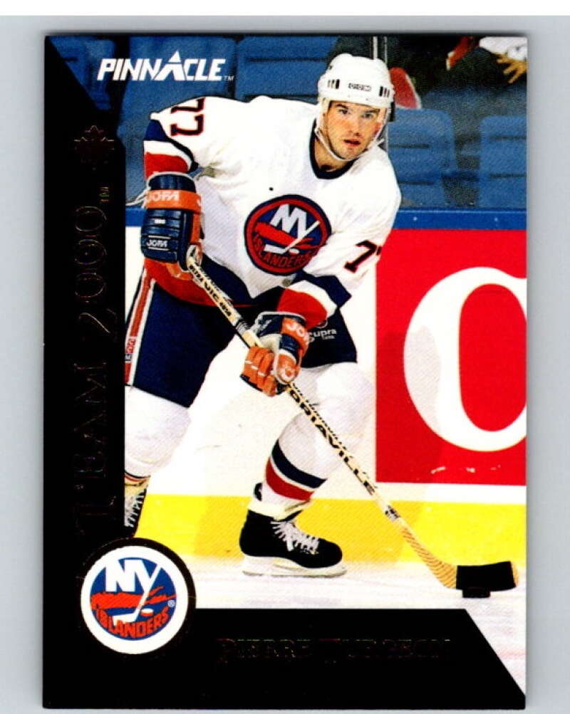 1992-93 Pinnacle Team 2000 French #17 Pierre Turgeon Islanders  V66870 Image 1