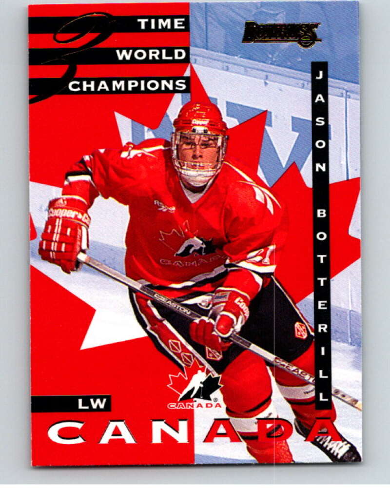 1995-96 Donruss Canadian World Junior Team #18 Jason Botterill  V66878 Image 1