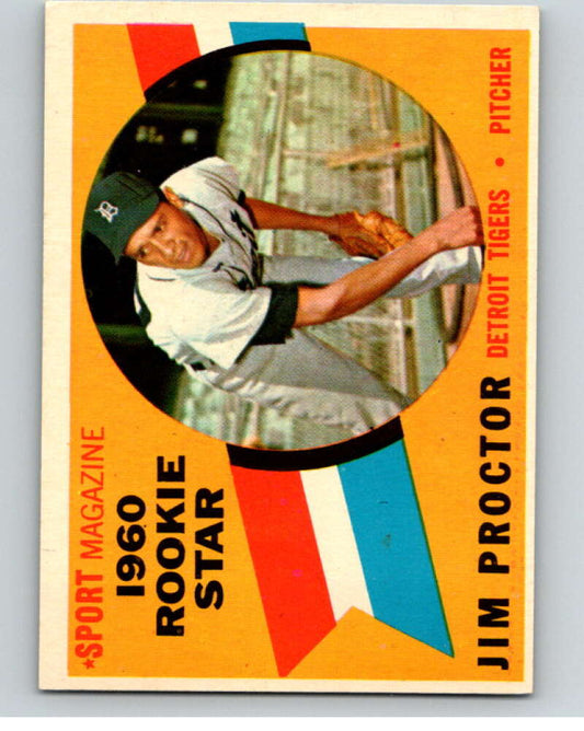 1960 Topps #141 Jim Proctor RS  RC Rookie Detroit Tigers  V66895 Image 1